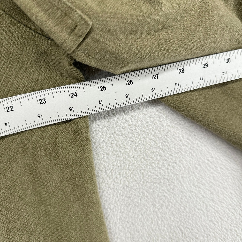 Patagonia Rugby Shirt Mens 2XL Green Long Sleeve Polo Cotton Collar Thick Work - Picture 4 of 10